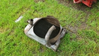 Original and genuine Massey Ferguson 135 radiator with pipes and fan shroud, no leaks