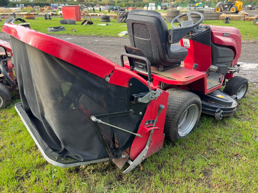 Westwood V20 50D diesel ride on mower with collector all working York Machinery Sale Building materials small plant lawn mowers garden etc. October timed online auction York Auction Centre