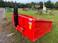 Tractor transport box, tipping model, red
