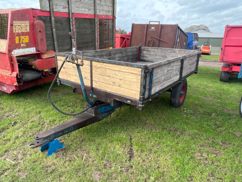 Martin Markham 3T tipping trailer, fitted new floor and new skid foot