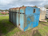 Livestock trailer body