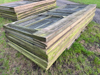 10 x pheasant pen sections, good condition