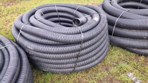 100mmx100m perforated land drain coil
