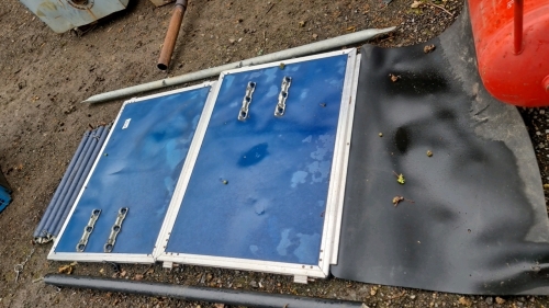 Internal fittings for Ifor Williams HB510 horse trailer: central pole, 2 x partitions, front and back, 2 x breast bars, 2 x breeching bars, 1 full width breast bar