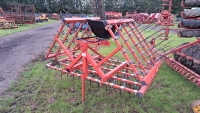 16' Spring tine tine harrow, with 12v seed broadcaster.GWO