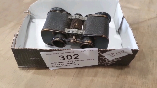 Antique Carl Zeiss Jena Teletur small binoculars, A/F