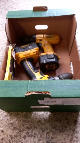 2 x Dewalt cordless drills