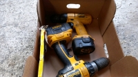 2 x Dewalt cordless drills - 2