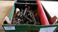 Box of vintage tools