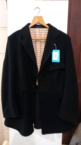 44" R.H. Mears hunting coat, as new