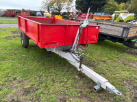 3T steel tipping trailer