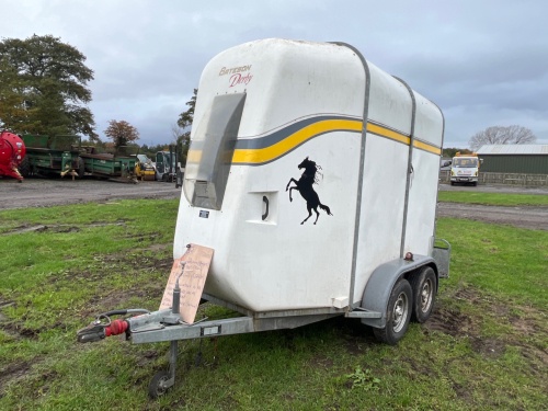 Bateson double horse trailer