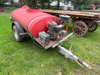 Trailer mounted pressure washer