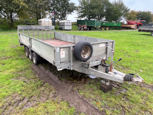 2017 Graham Edwards 14ft 3.5T tri-axle tilt bed trailer