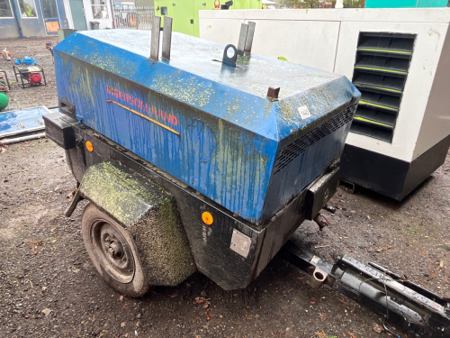 Perkins 3-cylinder 1997 engine, Rednal Pneumatics, welded pressure vessel 87/404 EEC Max W.P 10bar
