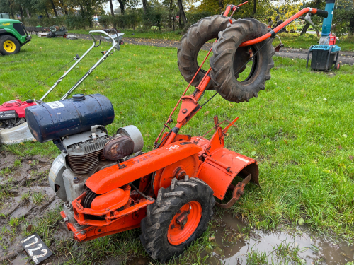 Howard 350 rotavator with spare tyres