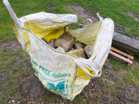 Bulk bag of mixed rockery stone