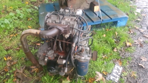 Twin cylinder Lister-Petter diesel engine