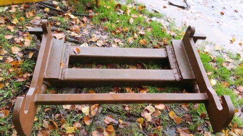 Adaptor plate JCB Q fit to Matbro