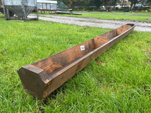 New wooden 10ft sheep trough treated with 2 coats of wood protection