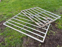 2 x 5ft galvanised gates