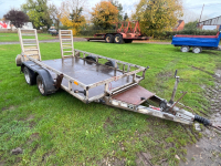 Ifor Williams plant trailer