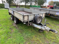 Ifor Williams twin axle trailer with steel ramps 10'x5'