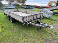 Ifor Williams 14ft trailer with sides, good floor, lights work, new tow head, tows well
