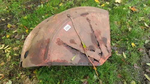 Pair of Nuffield tractor mudguards