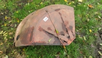 Pair of Nuffield tractor mudguards