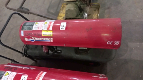 Arcotherm GE36 diesel workshop space heater