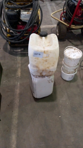 One and a half cans concrete spray on cure retarder