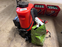 Birchmeier AS1200 spray blower ULV cold fogging unit c/w REC15 PV4 15ltr battery backpack 50 micron ULV cold fogger and 2 x charging packs