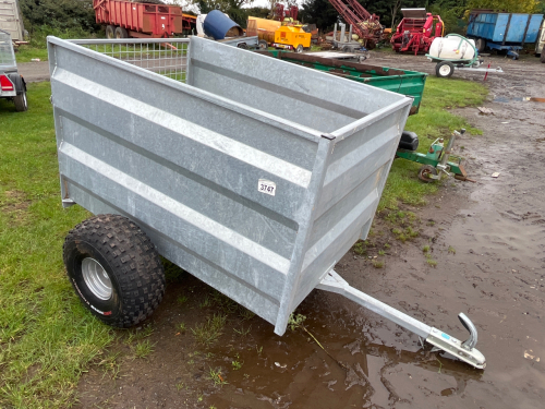 New and unused galvanised ATV quad trailer