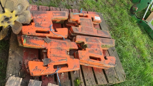 12 x David Brown weights