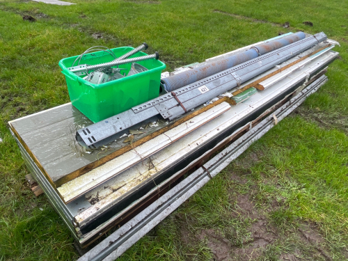 Insulated panel door for 3200w x 3560h opening. Unpaid customer order