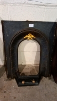 Victorian era cast iron fireplace removed from house in Bishopthorpe Road, York