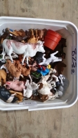 Retro Britains Toys farm playbase with many Britains animals and figures, boxed - 2