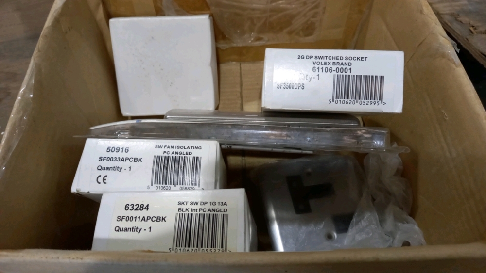 Unused chrome electric sockets | December timed online auction ...