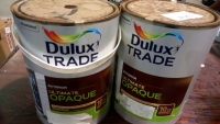 2 x 5 litre Dulux dark wood stain