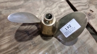 Brass and bronze propeller by Eliche Radice Lega Mibral.