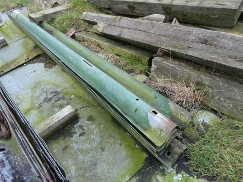 11x lengths of Armco barrier
