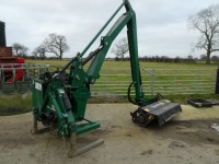 2016 Spearhead Twiga 595 hedge cutter, joystick control, 3-point mount, 1.2m HD head