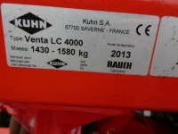 2013/2009 Kuhn Combiliner Venta LC 4000 drill and HR 4004 power harrow combination c/w disc coulters - 8