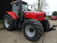 Massey Ferguson 7495 Dyna VT tractor c/w 50km/hr, front linkage, front and cab suspension, 2 electric and 2 manual spools, Michelin 650/75R38 & 600/65R28. 4380 hours, YX04 HWH