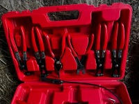 Hose, clamps, pliers
