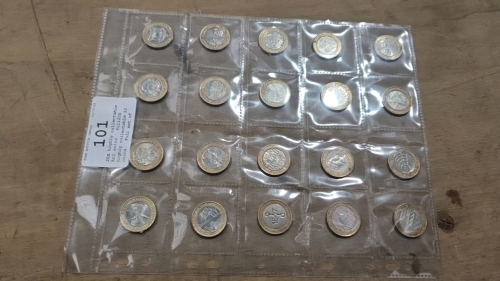 20X highly collectable £2 coins. Full set of Shakespeare and the Great British Coin Hunt.