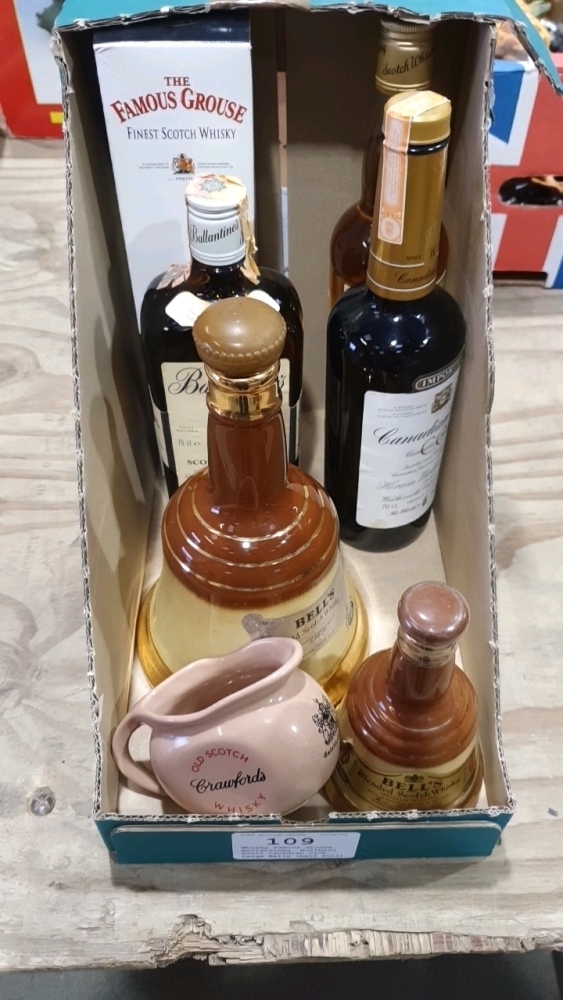Whisky Famous Grouse, Ballantines, Northern Scott,Canadian Club, Large