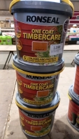 3 x new Ronseal Harvest Gold fence paint