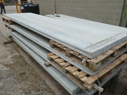 2 concrete panels 4490mm x 1200mm, bid is for the lot not per panel